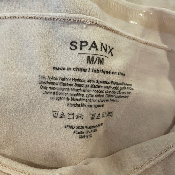 Spanx Higher Power Short High Waisted Shaper Shorts Soft Nude Women's medium‎ - Picture 4 of 4